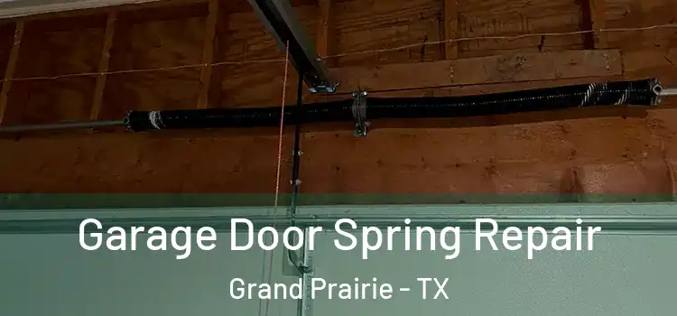  Garage Door Spring Repair Grand Prairie - TX